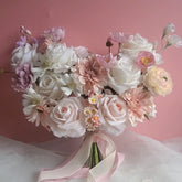 Real-touch Rose Peony Dahlia Bouquet 40cmW x 45cmH